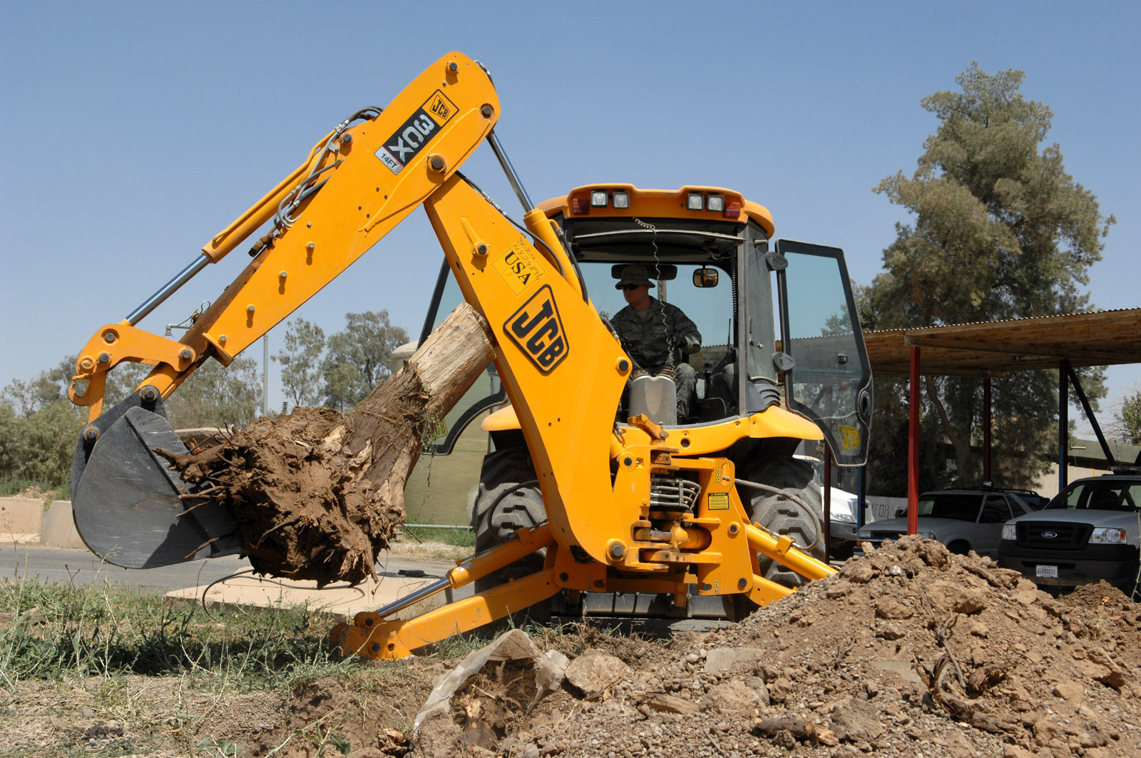 Jcb работа экскаватор