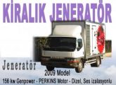 İZMİR ve ANTALYA’da KİRALIK JENERATÖR