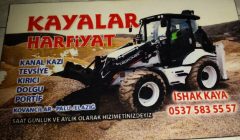 KAYALAR HARFİYAT KOVANCILAR PALU