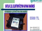 2.el elektrofüzyon kaynak makinesi