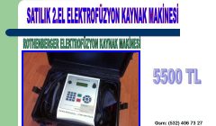 2.el elektrofüzyon kaynak makinesi